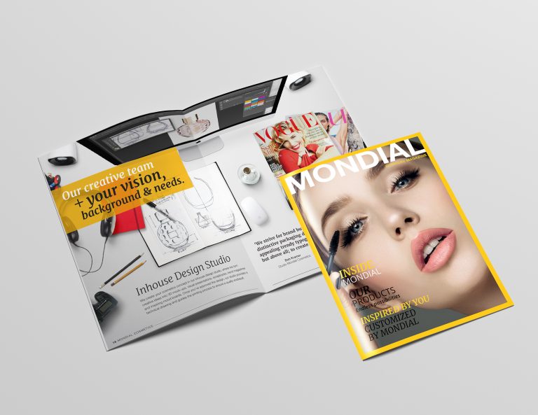 A4 Portrait Catalog / Magazine Mock-Up - Saddle Stitch