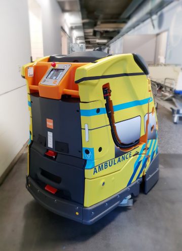 Ambulance stofzuiger in Radboud UMC