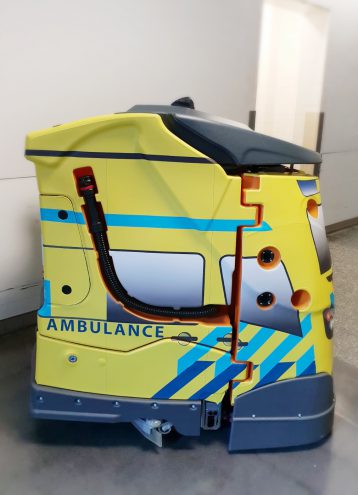 Ambulance stofzuiger in Radboud UMC