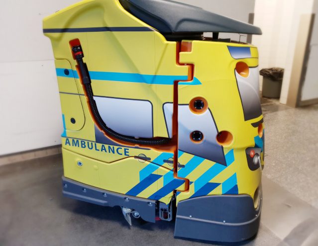 Ambulance stofzuiger in Radboud UMC